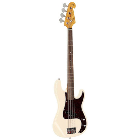 SX SPB62-VWH Retro Series 62 P-Style Elektrische Basgitaar Vintage White