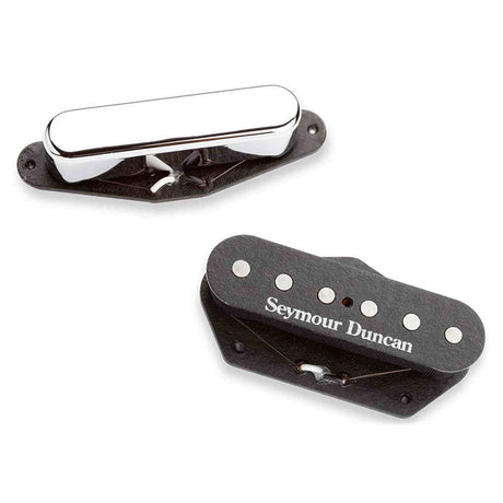 Seymour Duncan SD40667 Hot Tele Set For TE - STR-2 (hals) and STL-2 (brug), chroom / zwart