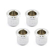 Allparts AP0287010 Gotoh bass ferrules, chrome, 4pcs