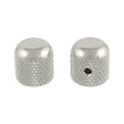 Dome Knoppen Set van 2 - Verchroomd, Geschikt voor Amerikaanse Potentiometers