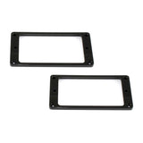 Allparts PC0741003 pickup rings, flat profile, humbucking, black, 2pcs