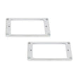 Allparts PC0741010 pickup rings, flat profile, humbucking, chrome, 2pcs