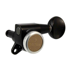 Allparts TK0938003 Gotoh 3x3 locking tuners, zwart, 6pcs