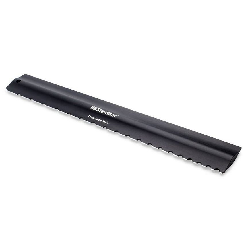 StewMac SM4013 2-in-1 Precisie + Ingezaagde Rechte Liniaal – Long Scale Gitaar