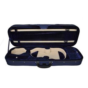 Leonardo VC-4112-BU Elementary Series vioolkoffer oblong 1/2 blauw