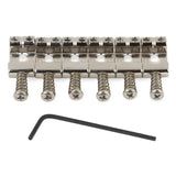 Highwood HG112-NI Contoured Vintage S-Style Brugzadels 11,2 mm – Nickel Set van 6