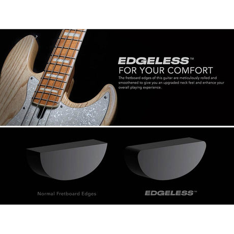 Sire V8 S4/NT Marcus Miller swamp ash 4-snarige actieve basgitaar Natural