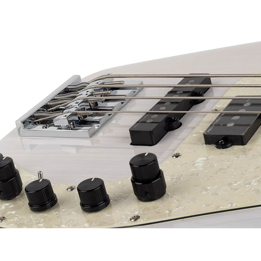 Sire P8 S4/WB Marcus Miller 4-snarige actieve basgitaar White Blonde