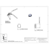 Hipshot HS6B1DLTC Delta Stemknop voor Gitaarmechaniek Chrome, per stuk