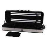 Leonardo OVC40GRBK Elementary Series vioolkoffer oblong 4/4 lichtgrijs
