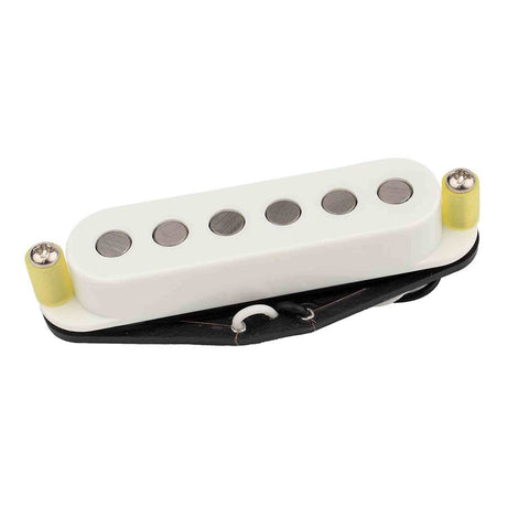 Roswell RP-QSTACWHT Quarter Pound Single Coil ST Pickup - large Alnico 5 rods, midden RWRP, wit