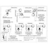 Hipshot HS6K1EN0SST Gitaar tuner upgrade kit, 6 inline classic, closed satin staggered