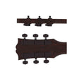 Hipshot HS6K2EN0B Gitaar tuner upgrade kit, 3 + 3 classic, closed zwart
