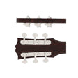 Hipshot HS6K2VEL0N Vintage gitaar tuner upgrade kit, 3 + 3 Grip-Lock, closed nikkel