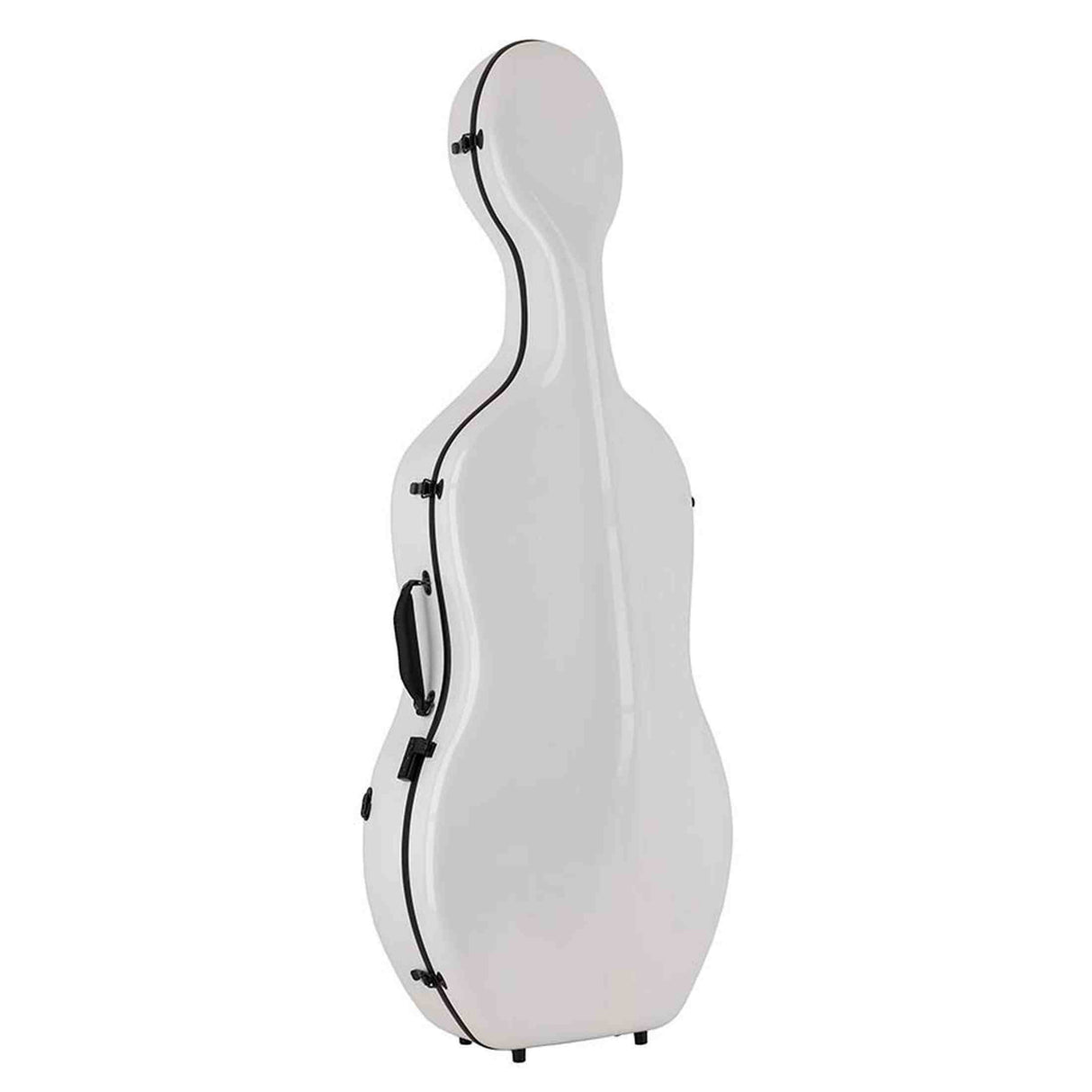 Leonardo CC-844-WH Pro Series cellokoffer 4/4 full carbon wit 3,8 kg