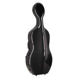 Leonardo CC-844-BK Pro Series cellokoffer 4/4 full carbon zwart 3,8 kg