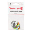 Fender 1980351049 John 5 picks, 351 vorm, celluloid, 6-pack