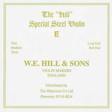 W.E. Hill & Sons H-4410ML violin string E-1 medium, loop end