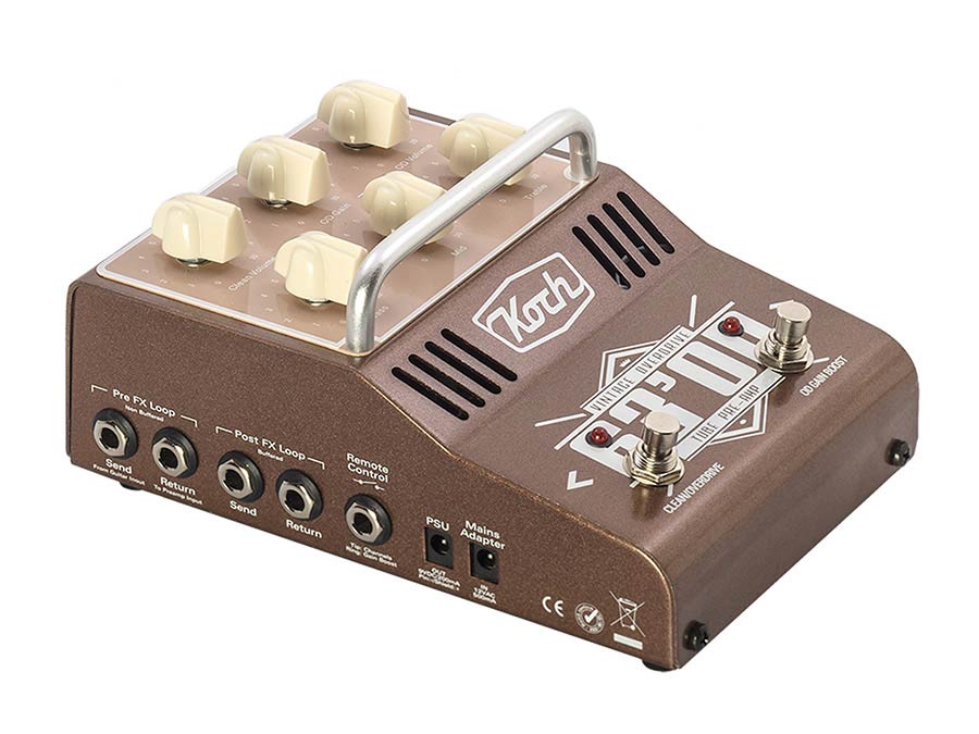 Koch 63'OD Preamp Pedaal – 2-Kanaals Buizenvoorversterker met Boost, FX Loop en DI