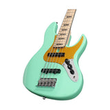 Sire V5.24 A5/MLG Marcus Miller 24-fret Passieve 5-snarige Basgitaar Mild Green