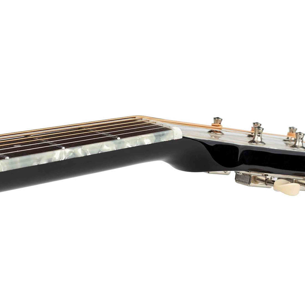 Richwood HSD-55-BK Heritage Series Dreadnought massief sparren bovenblad hoogglans zwart