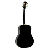 Richwood HSDS42BK Heritage Series Dreadnought massief sparren bovenblad hoogglans zwart