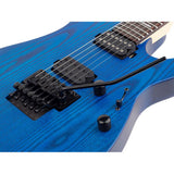 Sire Guitars X5/TBLS Mahonie + ash elektrische gitaar, transparant blauw satijn
