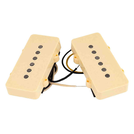 Lollar 107051513/63 Set Van Twee "Original '63 Jazzmaster" Single Coil Pickups - hals en brug, creme