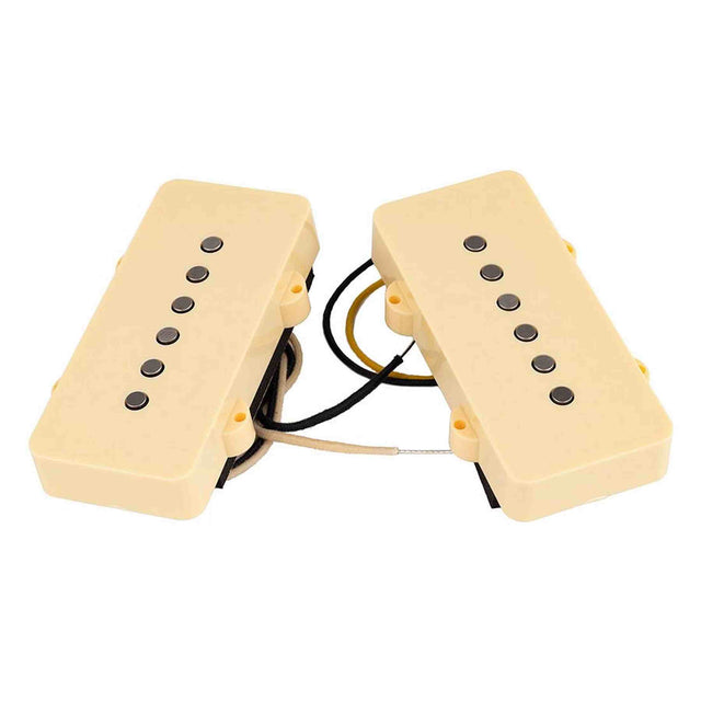 Lollar 107051513/63 Set Van Twee "Original '63 Jazzmaster" Single Coil Pickups - hals en brug, creme