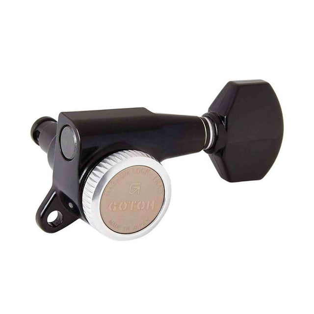 Gotoh GTH14100 SG381 stemmechanieken met Magnum Lock Trad and 07 knoppen, 6L, zwart
