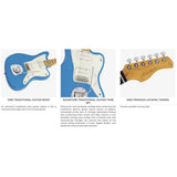 Sire Guitars J5/CGM Mahonie elektrische gitaar J-stijl, champagne goud metallic