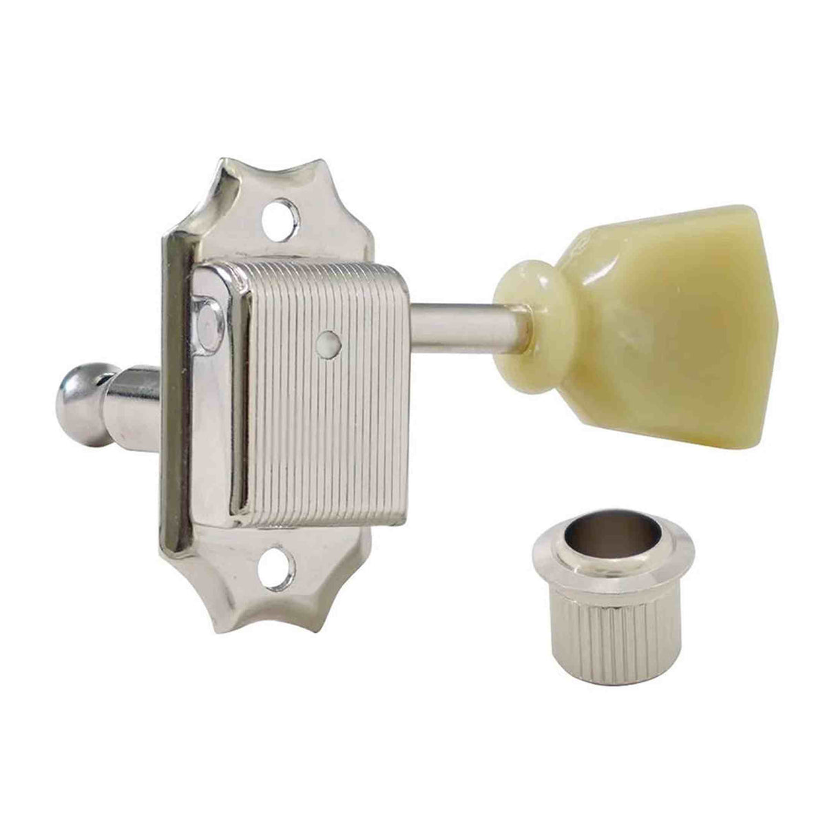 Hosco Japan H-20322NSVTR Stemmechanieken voor gitaar, 3xL + 3xR, Vintage Tone Revival Series, keystone knop, nikkel