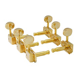 Hosco Japan H-20332GSVTR Stemmechanieken voor gitaar, 3xL + 3xR, Vintage Tone Revival Series, goud oval knop, goud