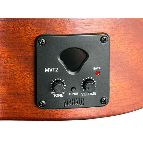 Mahalo MJ4VTTBR Java Series Bariton Ukulele Transparant Bruin