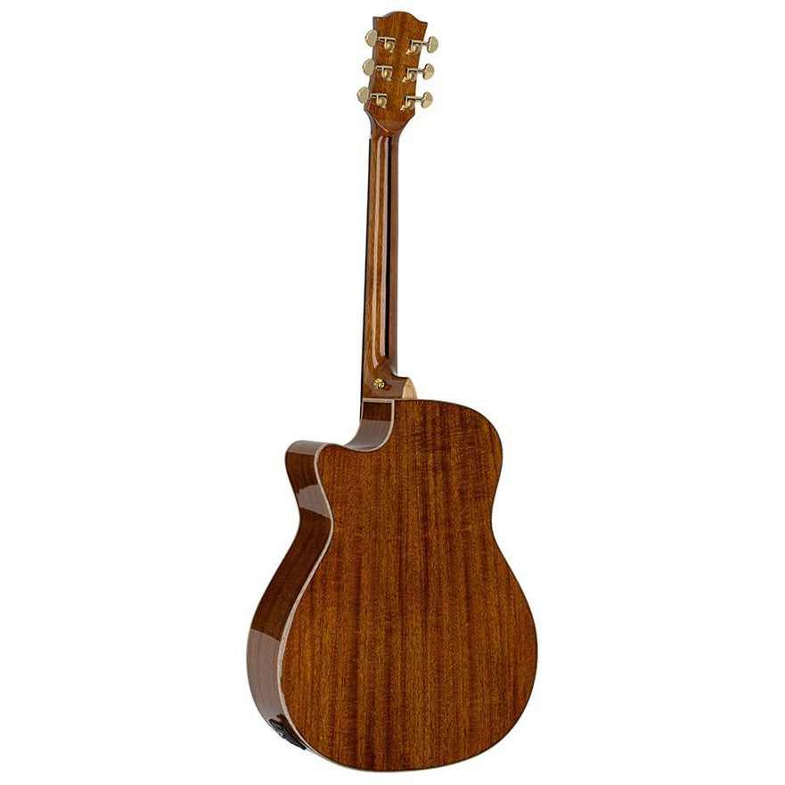 Richwood RG-27-CE grand auditorium semi akoestische westerngitaar naturel