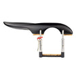 Teller CR-220E violin chinrest 'Guarneri'-model, ebony, made in Germany