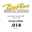 Boston BPL-018 018 snaar, plain steel