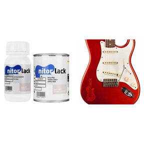 NitorLACK N167039108 NitorPOL Polyurethaanlak Trans Candy Apple Red – 500 ml + 250 ml Verharder
