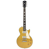 Sire L7N/MGO elektrische gitaar – L-Style, mahonie met maple top, Metallic Gold, HH-configuratie, stainless frets, locking tuners