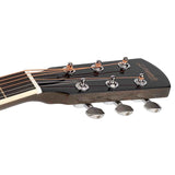 Nashville GOF-110-TBK Offset Soundhole Akoestische Gitaar Transparent Zwart