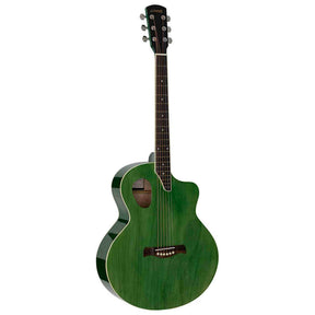 Nashville GOF-110-TGN Offset Soundhole Akoestische Gitaar Transparent Groene