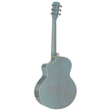 Nashville GOF-105-SBU Offset Soundhole Akoestische Gitaar Sky Blue Burst