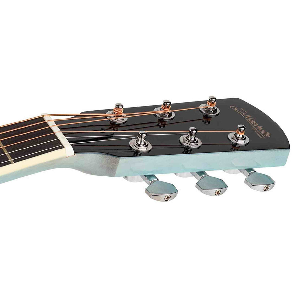 Nashville GOF-105-SBU Offset Soundhole Akoestische Gitaar Sky Blue Burst