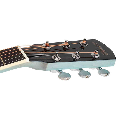 Nashville GOF-105-SBU Offset Soundhole Akoestische Gitaar Sky Blue Burst