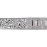 Gaucho GST-250-SI Sparkling Series gitaarriem zilver
