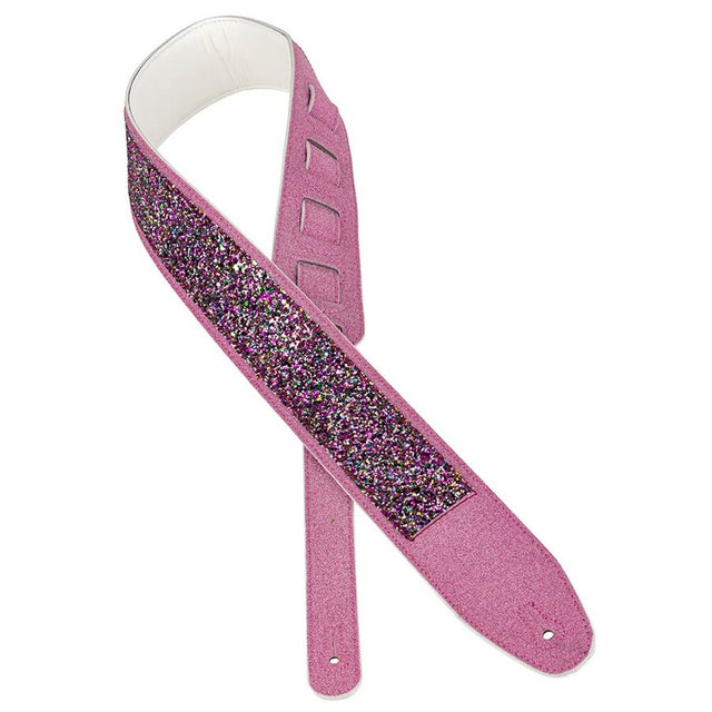 Gaucho GST-250-PK Sparkling Series gitaarriem roze