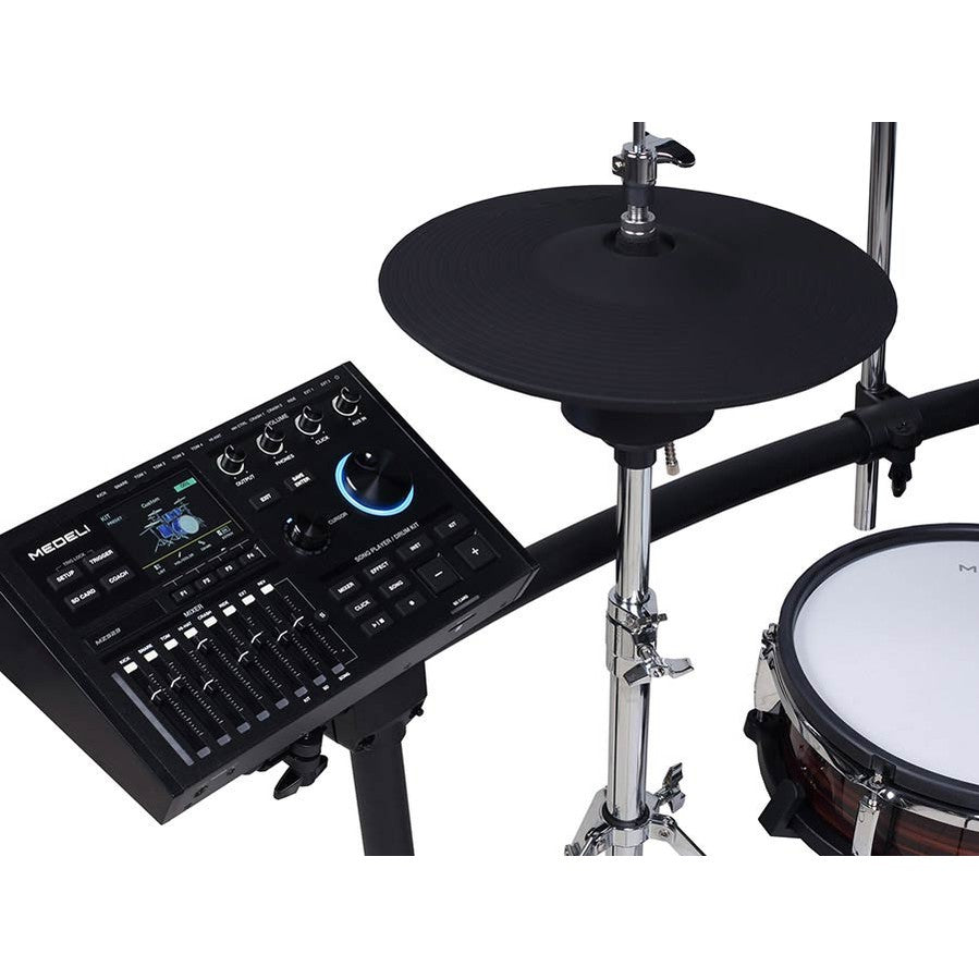 Medeli MZ923 Elektronisch Drumstel met Mesh Heads en Vintage Rosewood Afwerking