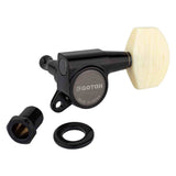 Gotoh GTH13956 SG381 stemmechanieken met M01 knoppen, 3L3R, zwart