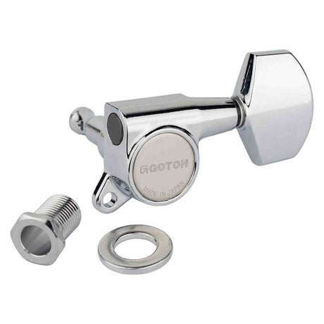 Gotoh GTH13968 SG381 stemmechanieken met Magnum Lock and 01 knoppen, 3L3R, chroom