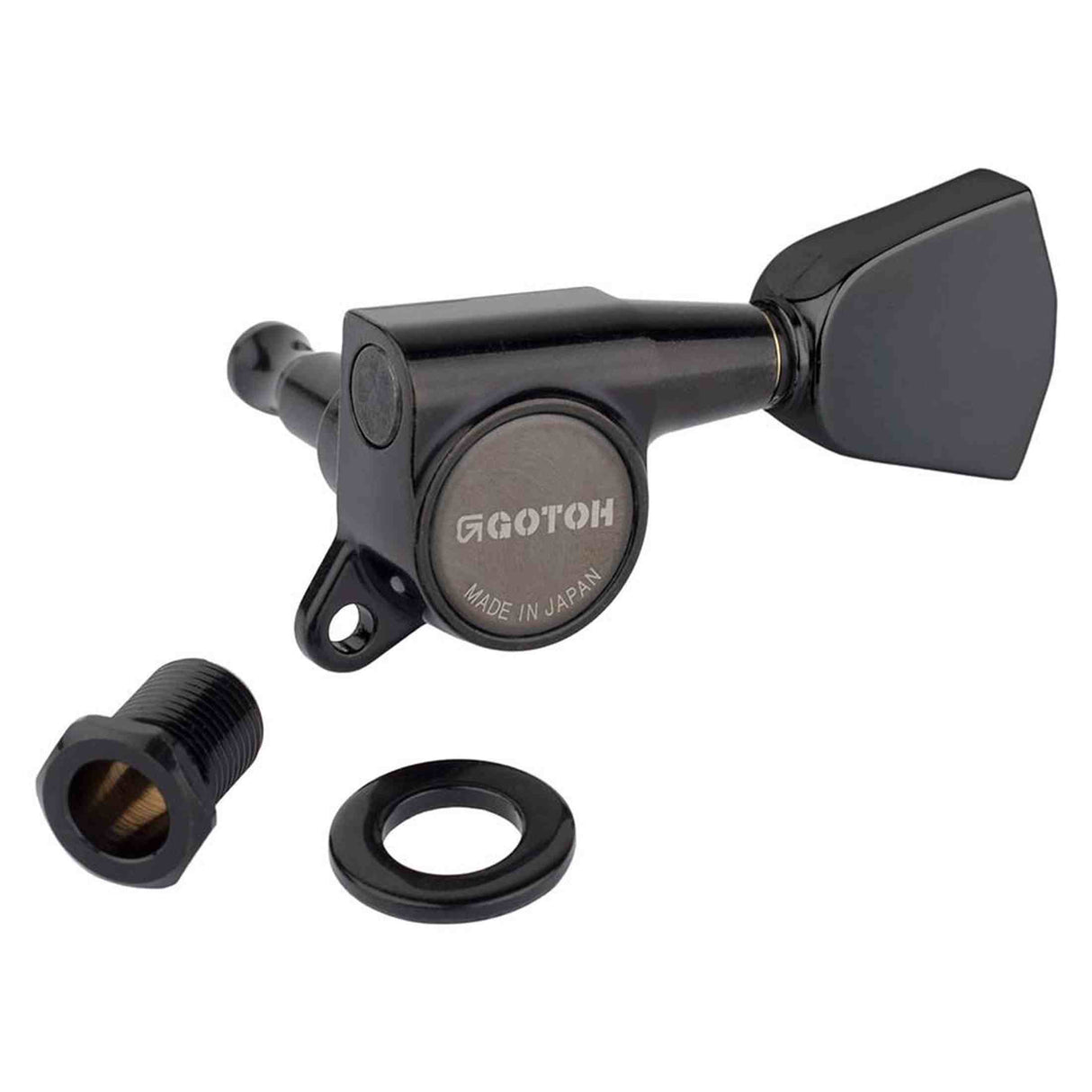Gotoh GTH13975 SG381 stemmechanieken met Magnum Lock and 04 knoppen, 3L3R, cosmo zwart